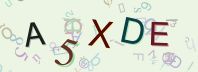 This is a captcha-picture. It is used to prevent mass-access by robots. (see: www.captcha.net)